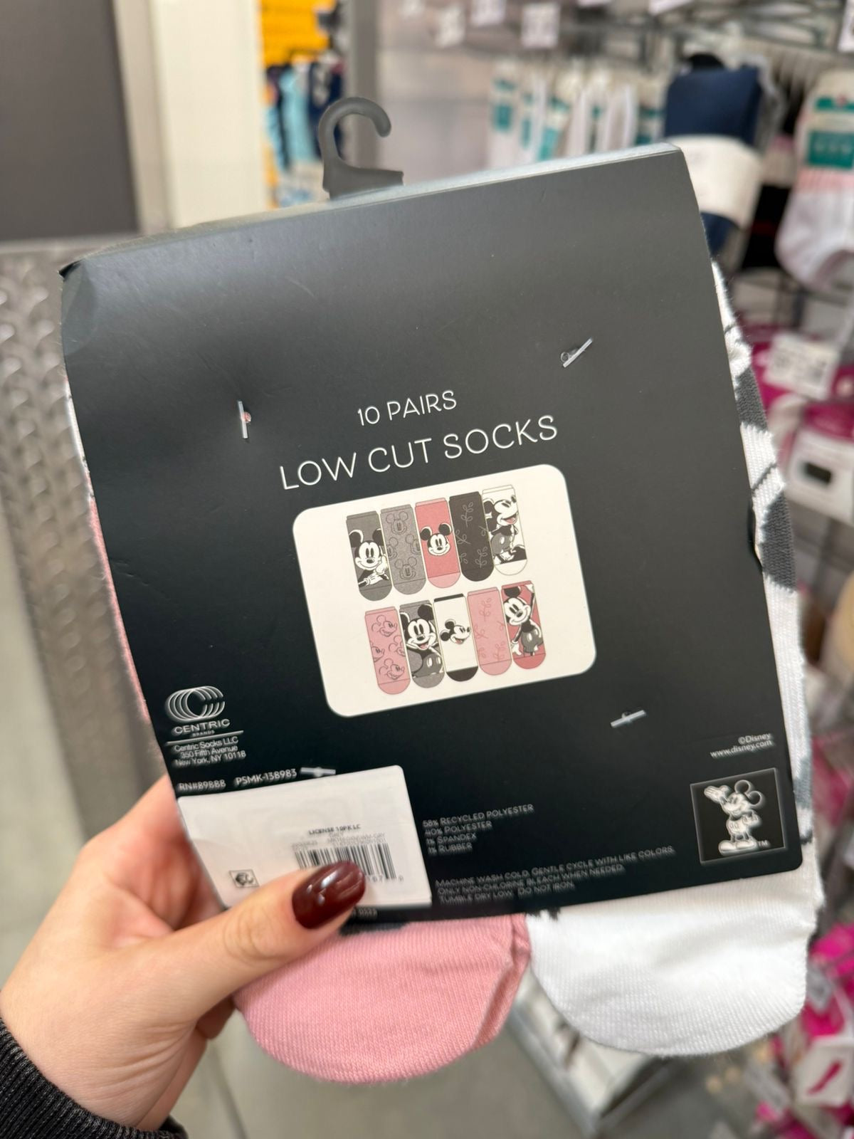 Set 10 pares de calcetines Disney mickey