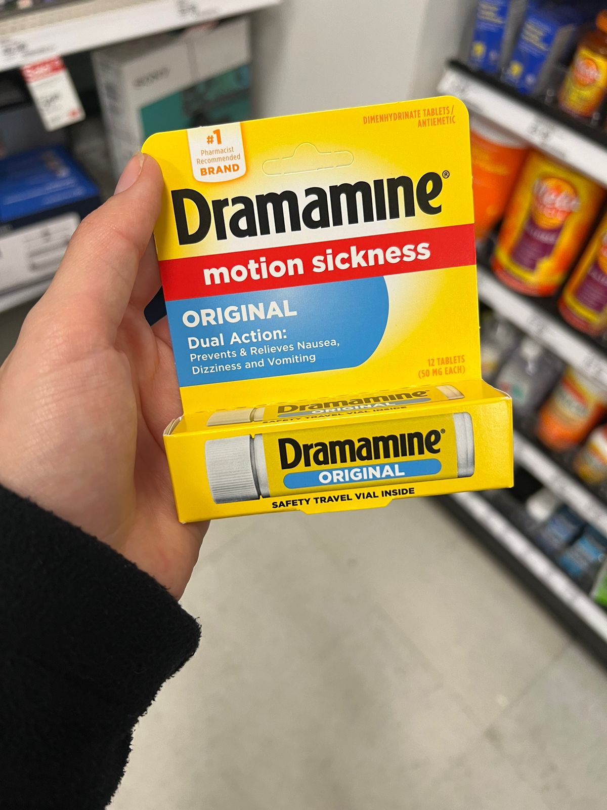 PREVENTA - Remedio mareo por movimiento adulto