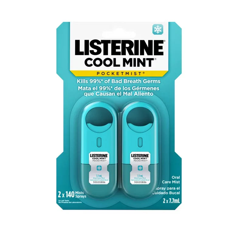 PREVENTA - LISTERINE SPRAY TRAVEL SIZE PACK 2