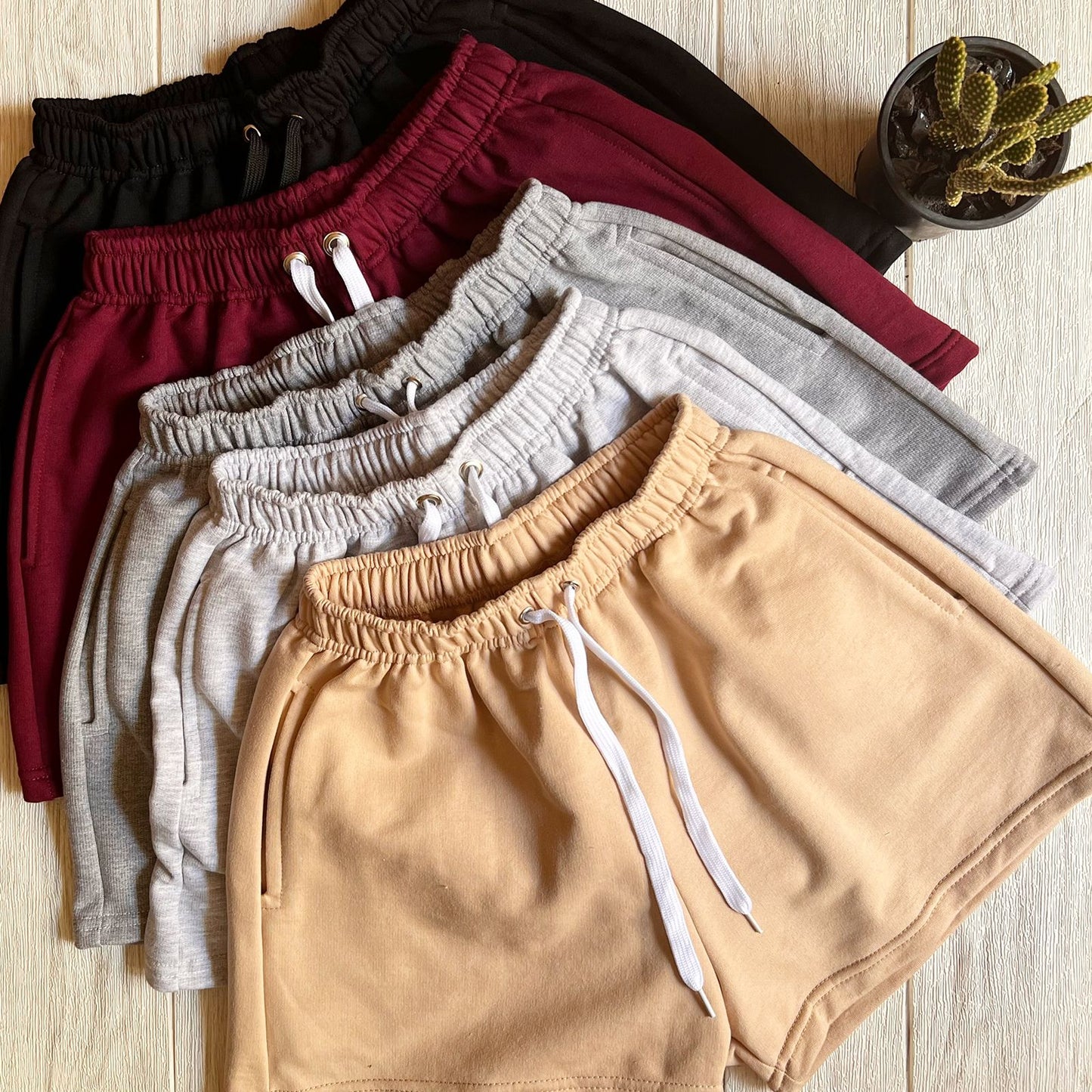Shorts Pants tiro alto