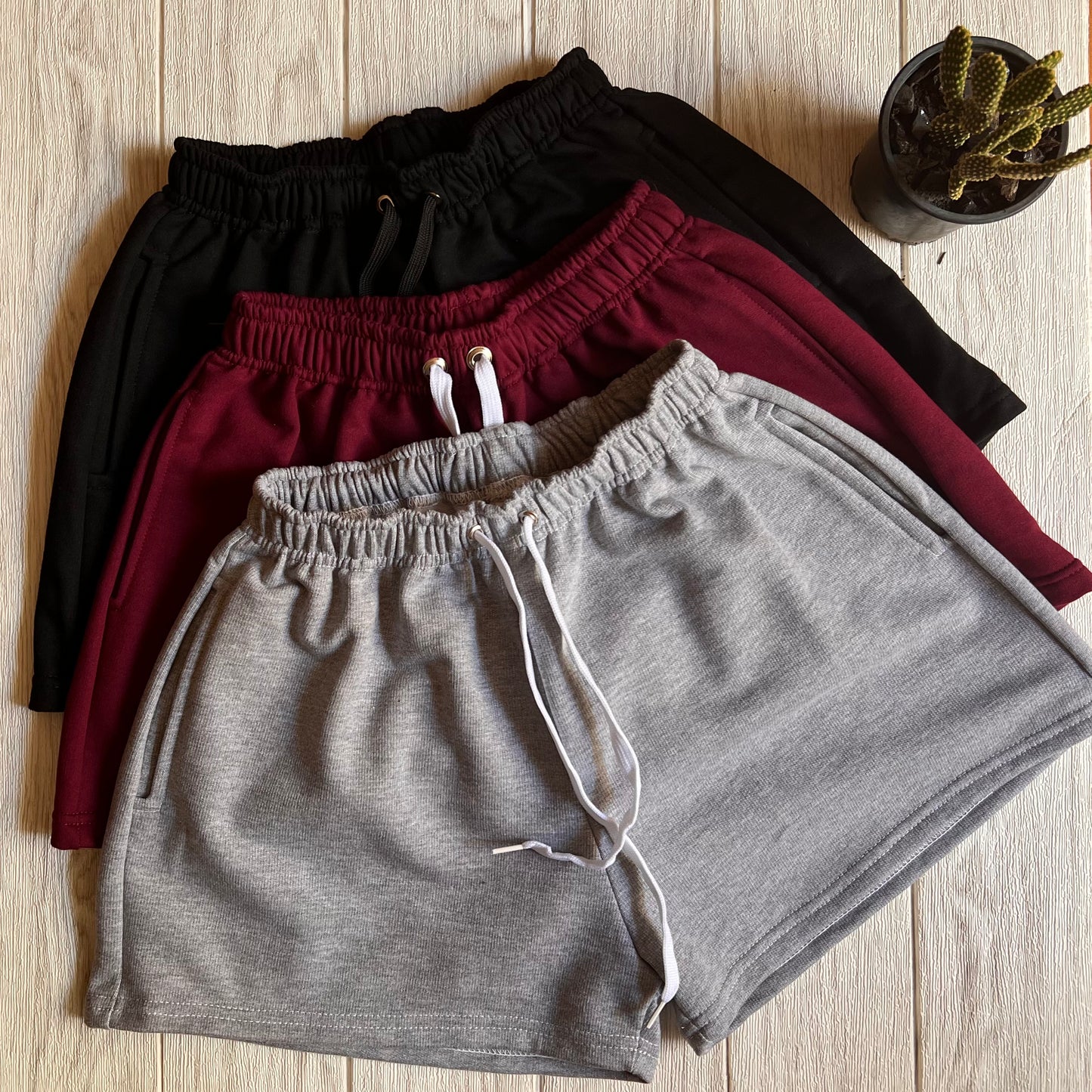 Shorts Pants tiro alto