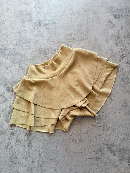 FALDA SHORT BEIGE