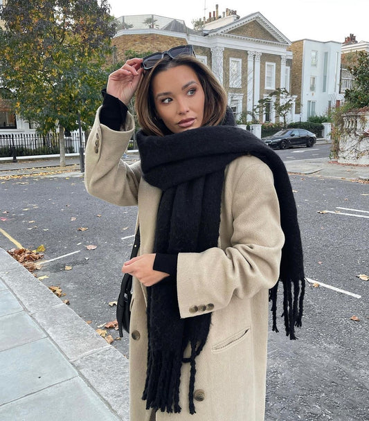 MAXI BUFANDA NEGRO
