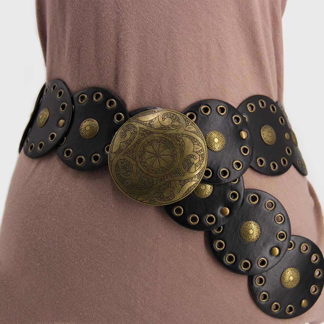 CINTURÓN BOHO NEGRO