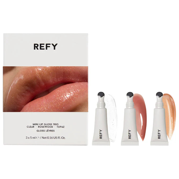 PREVENTA - REFY  Mini Lip Gloss Trio Gift Set