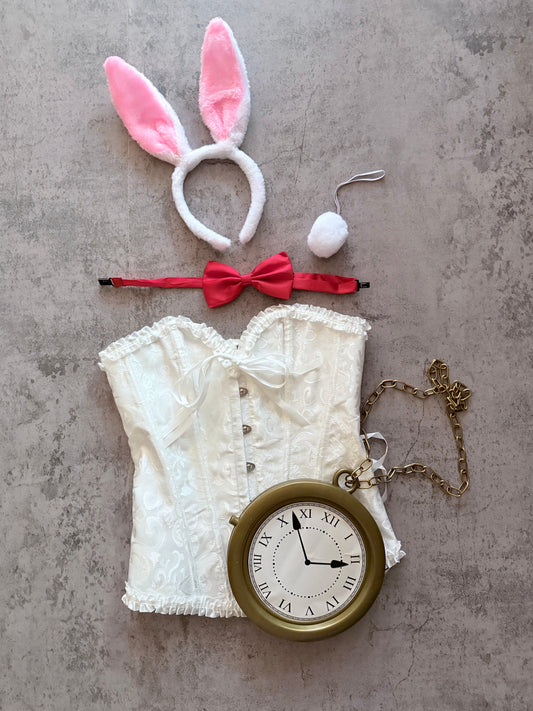 DISFRAZ CONEJITA RABBIT WHITE ALICIA