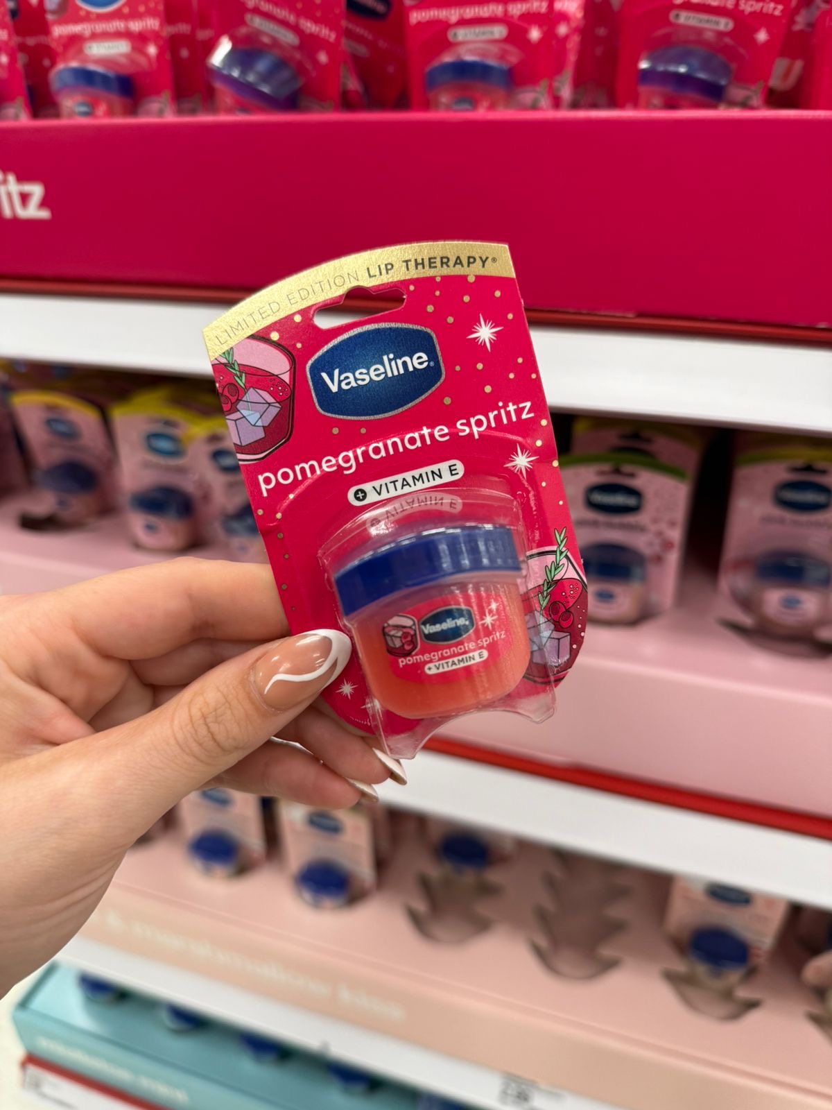Balsamo Vaseline pomegranate spritz