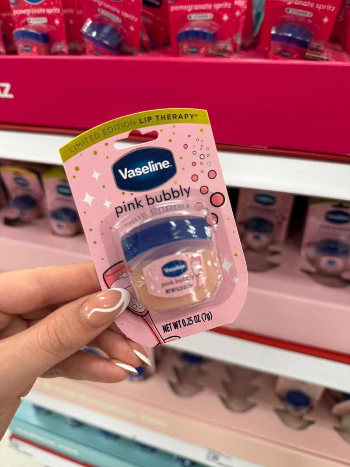 Balsamo Vaseline pink bubbly