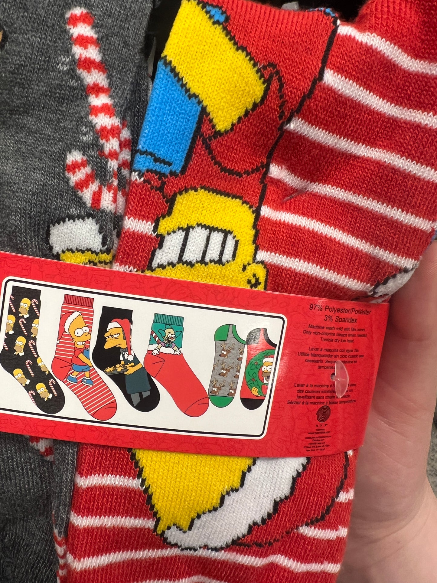 Set 6 pares de calcetines adulto Los Simpson