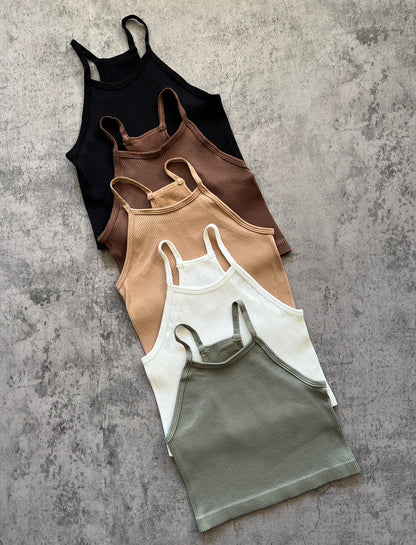 Top Halter Rose