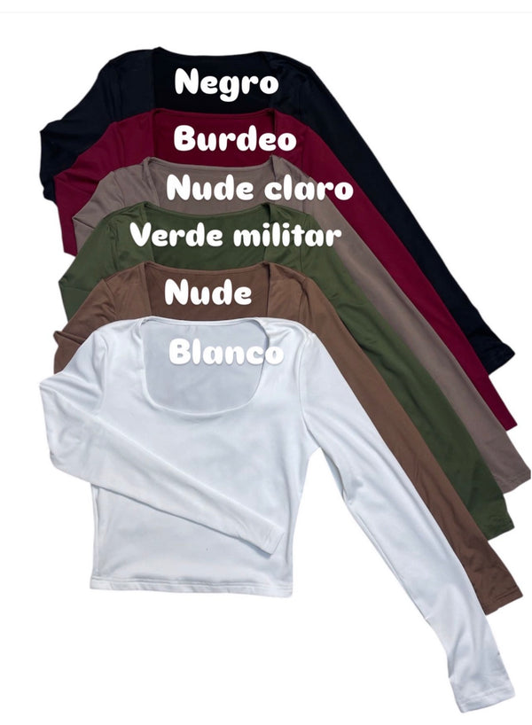 Polera manga larga Alicia