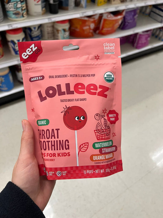 PREVENTA - Relajación de garganta para niños formato dulce