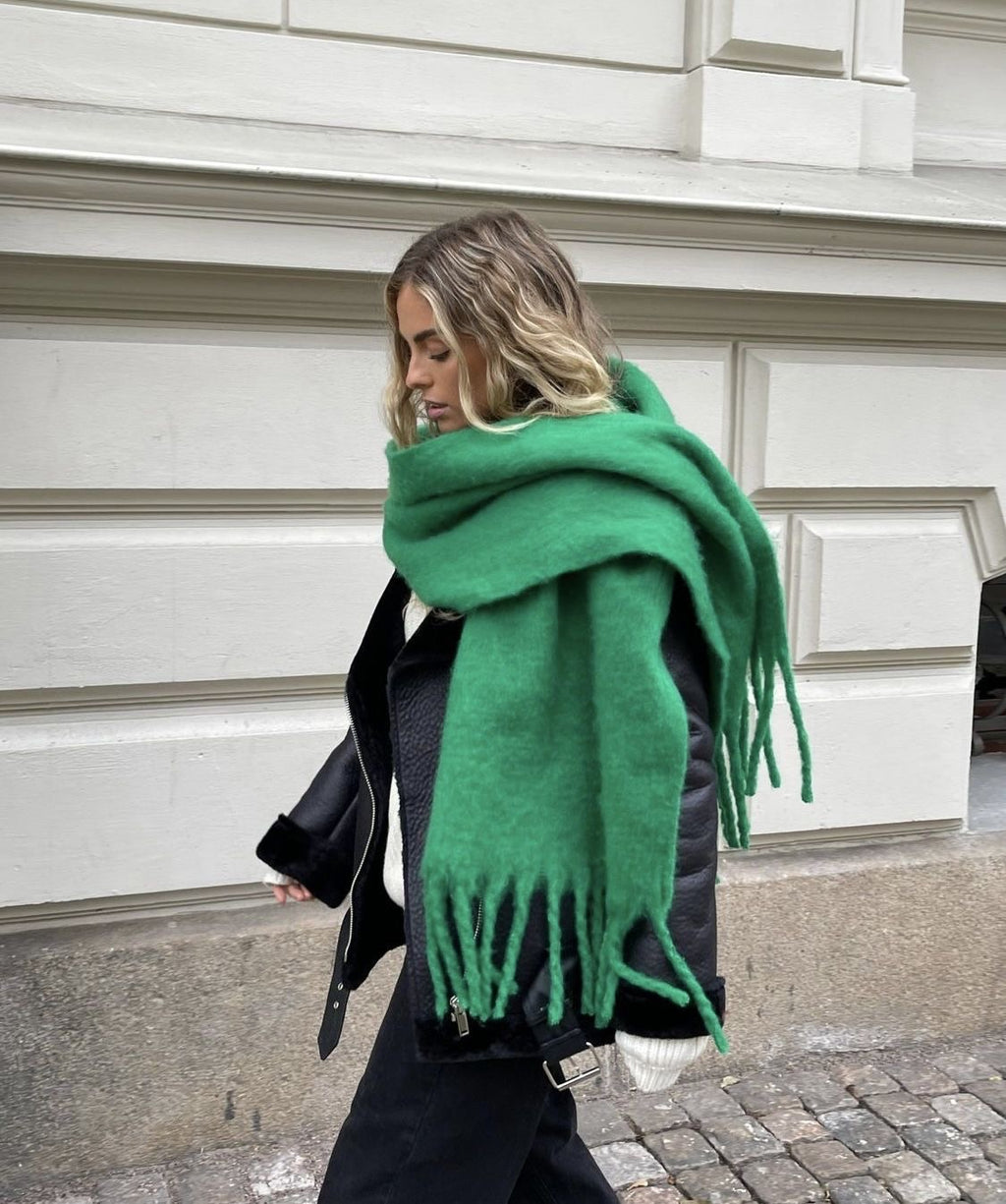 MAXI BUFANDA VERDE