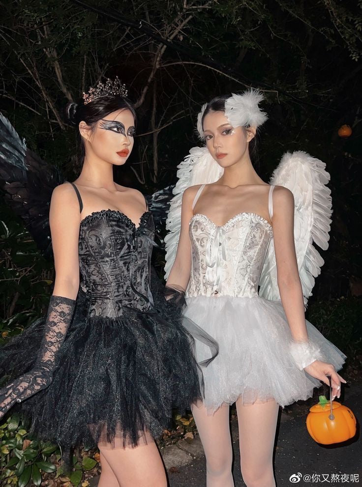 DISFRAZ CISNE NEGRO O BLANCO Imagen secundaria del producto