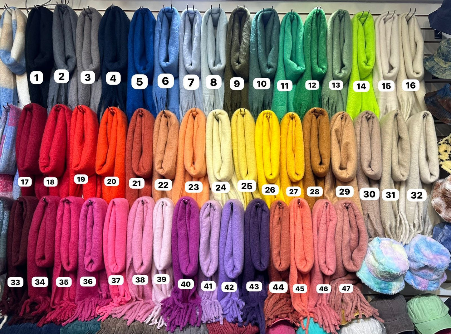 MAXI BUFANDAS COLORES