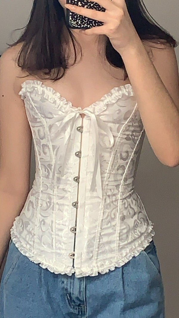 Corset Victoriano Blanco