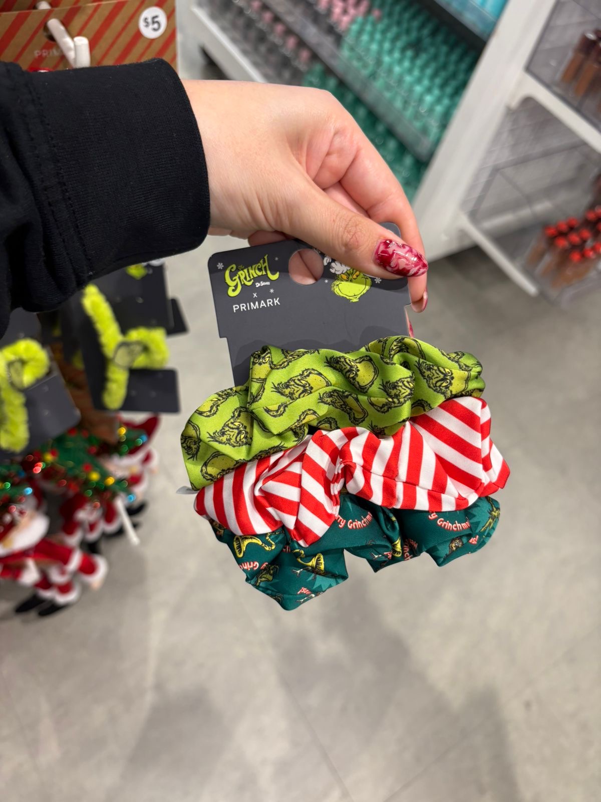Set moños Grinch