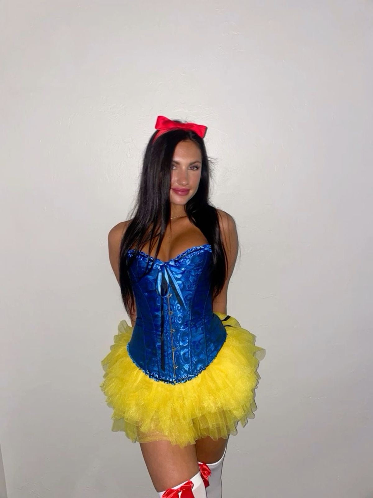 Corset Victoriano Azul Imagen secundaria del producto