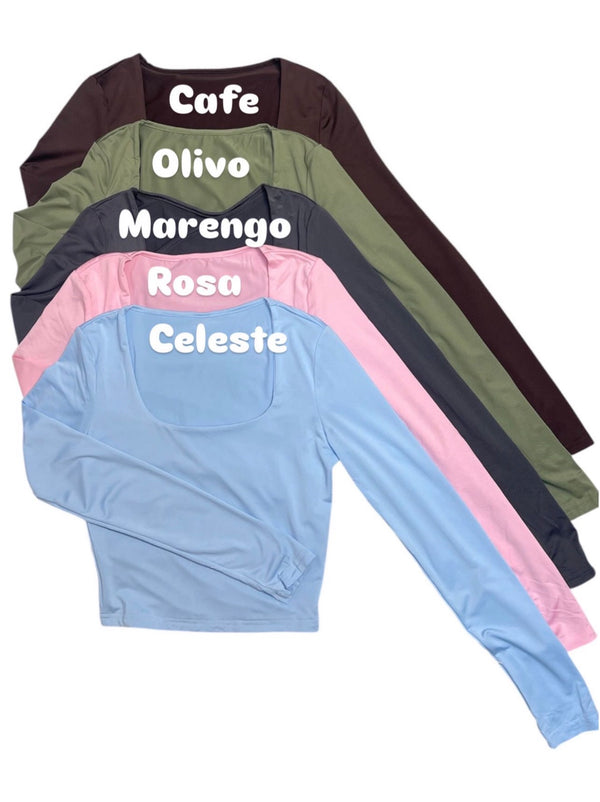 Polera manga larga Alicia