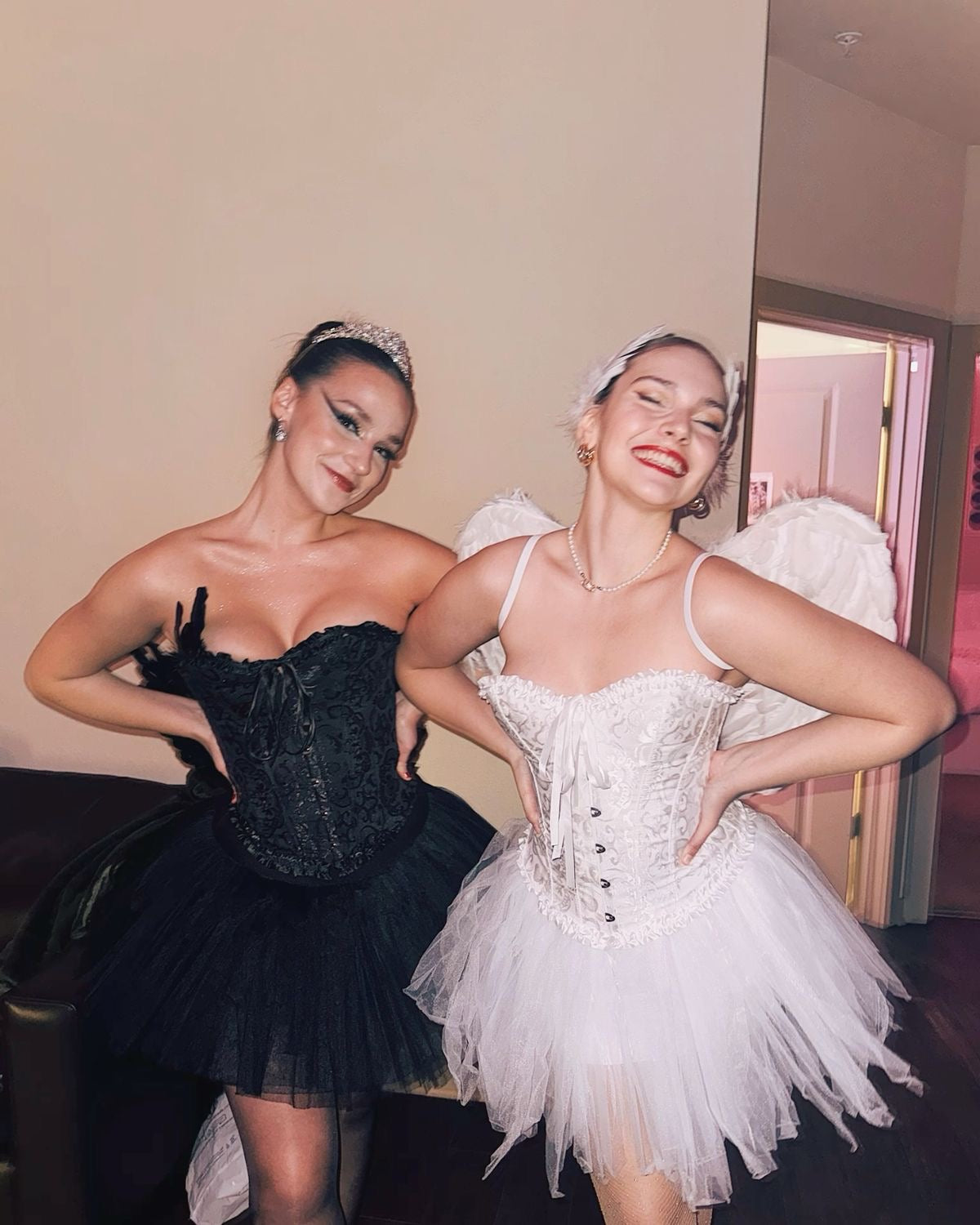 DISFRAZ CISNE NEGRO O BLANCO