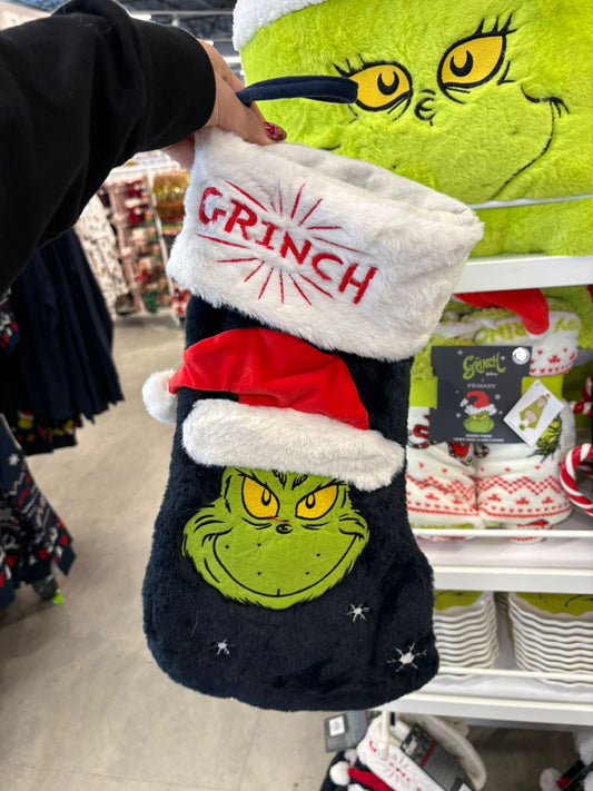 Bota navideña Grinch
