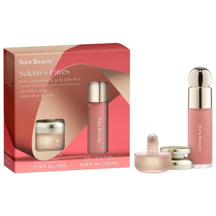 PREVENTA - SET  Rare Beauty  - Selena's Faves Mini Fragrance & Blush Set