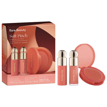 PREVENTA - SET  Rare Beauty by Selena Gomez  Soft Pinch Cheek & Lip Trio Makeup Gift