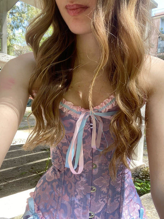 Corset Victoriano lila