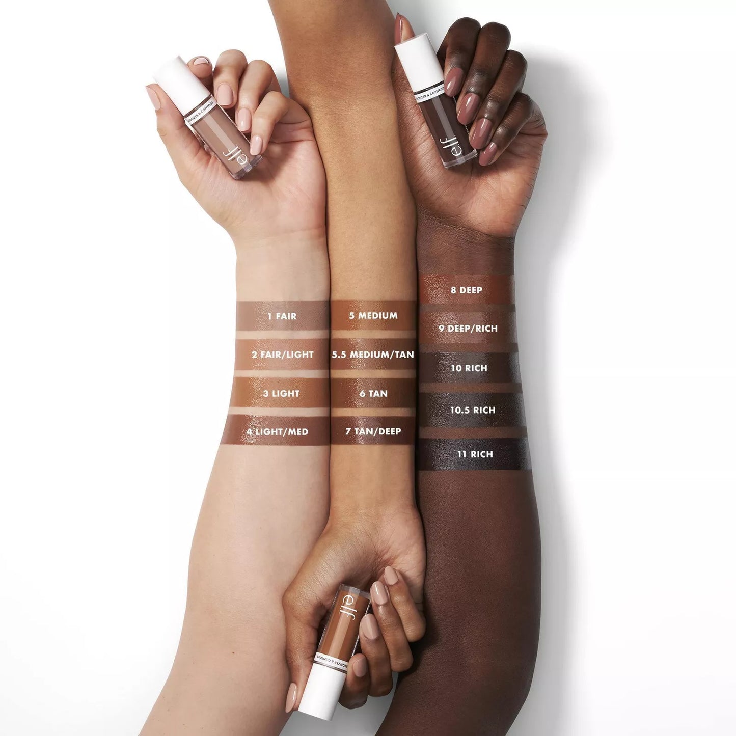 PREVENTA - ELF CAMO BRONCEADOR Y CONTORNO LIQUIDO