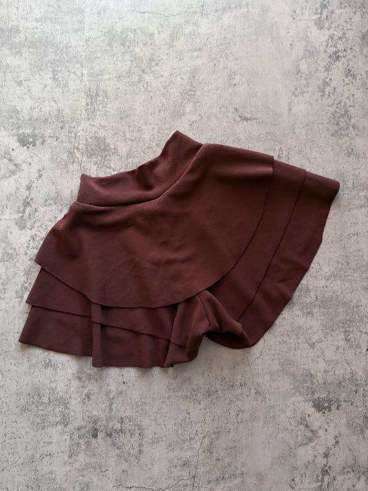 FALDA SHORT CAFE