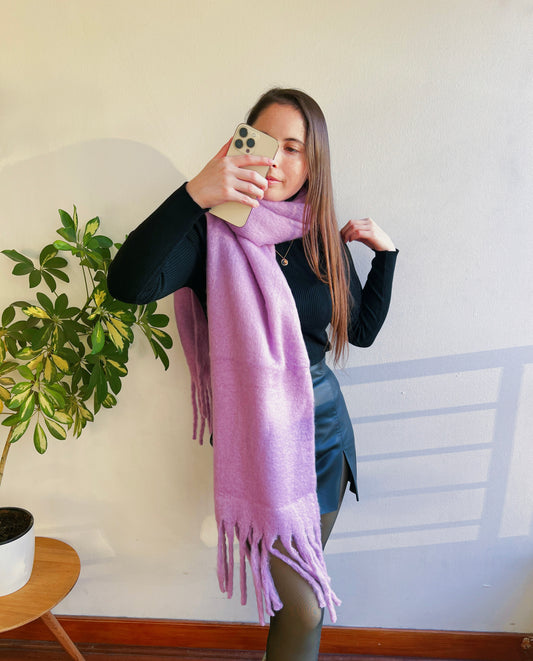 MAXI BUFANDAS LILA