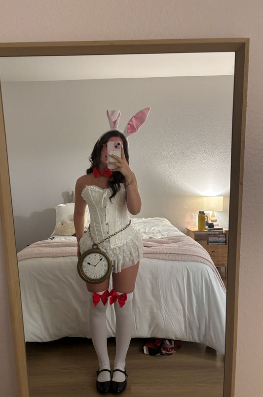 DISFRAZ CONEJITA RABBIT WHITE ALICIA