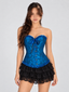 Corset Victoriano azul