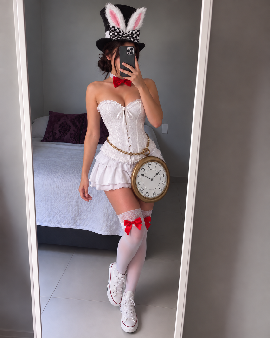 DISFRAZ RABBIT WHITE ALICIA