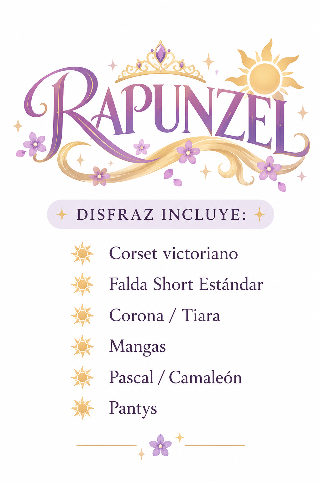 Disfraz Rapunzel