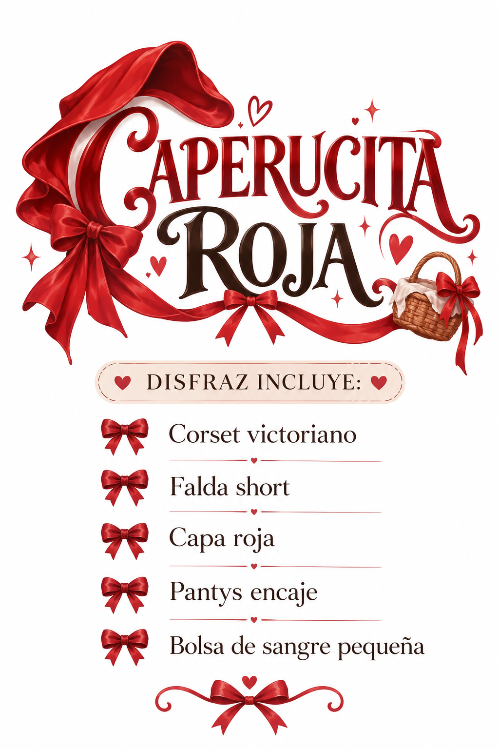 Disfraz Caperucita Roja