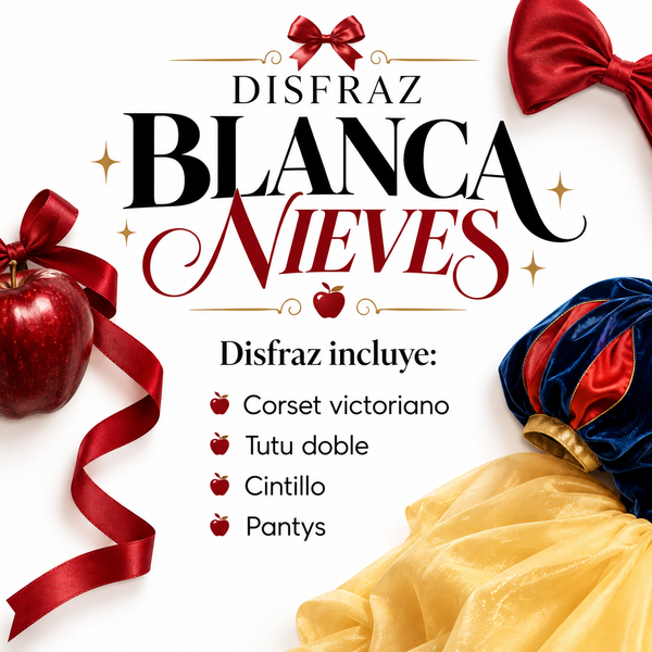 DISFRAZ BLANCANIEVES
