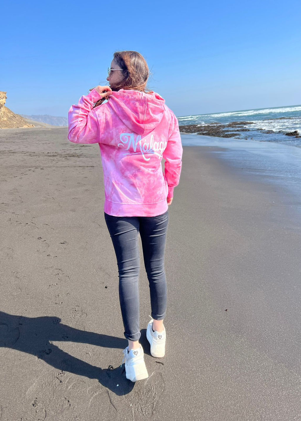 Poleron Cierre Tie Dye  Malaga