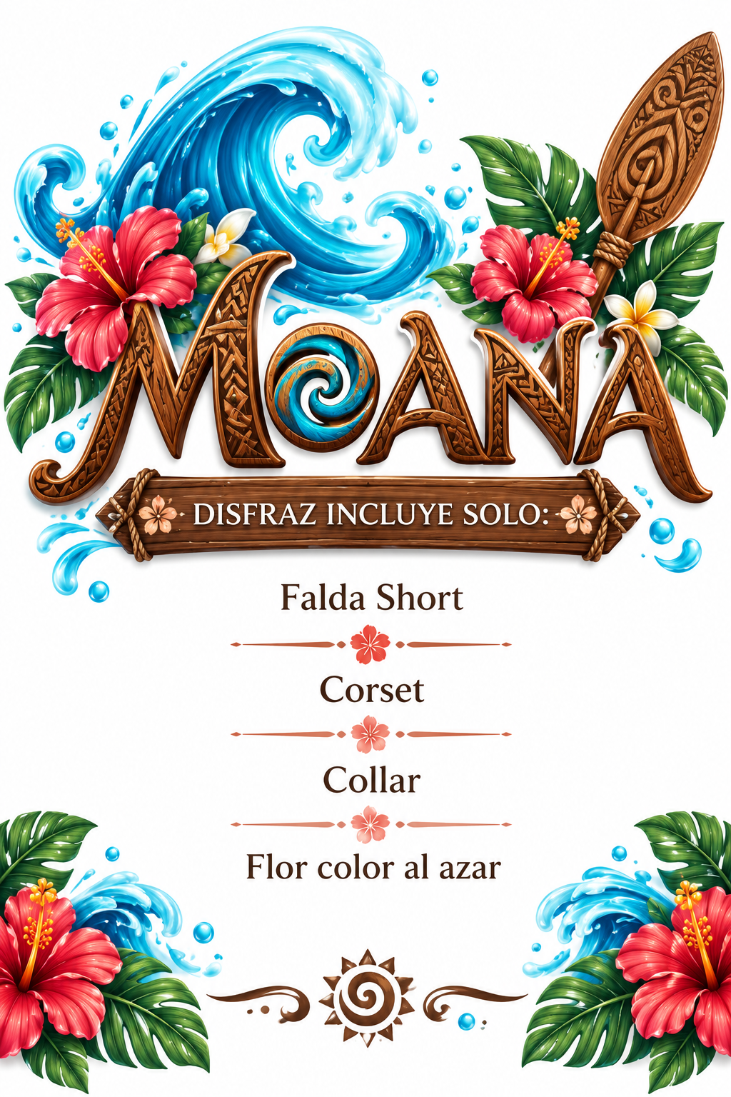 DISFRAZ MOANA