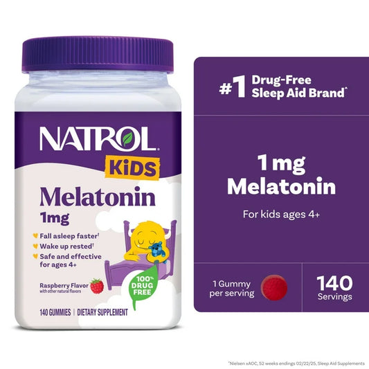 PREVENTA - MELATONINA NIÑO 1 mg NATROL 140 GOMITAS