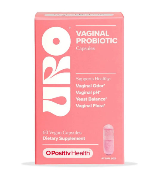 PREVENTA - URO PROBIOTICO VAGINAL Vegan Probiótico para mujeres con salud vaginal, olor vaginal, pH y cápsulas de apoyo al equilibrio de levadura - 60ct