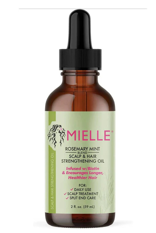 PREVENTA - MIELLE ROSEMARY MINT SCALP & HAIR STRENGTHENING OIL CRECIMIENTO Y FORTALECEDOR DE PELO