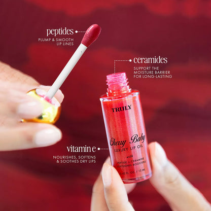 PREVENTA - TRULY  Cherry Baby Luxury Lip Oil
