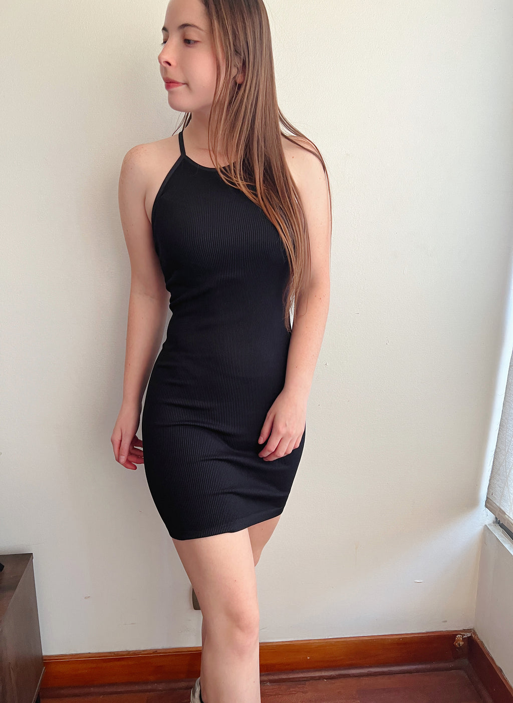 VESTIDO HALTER ROSE