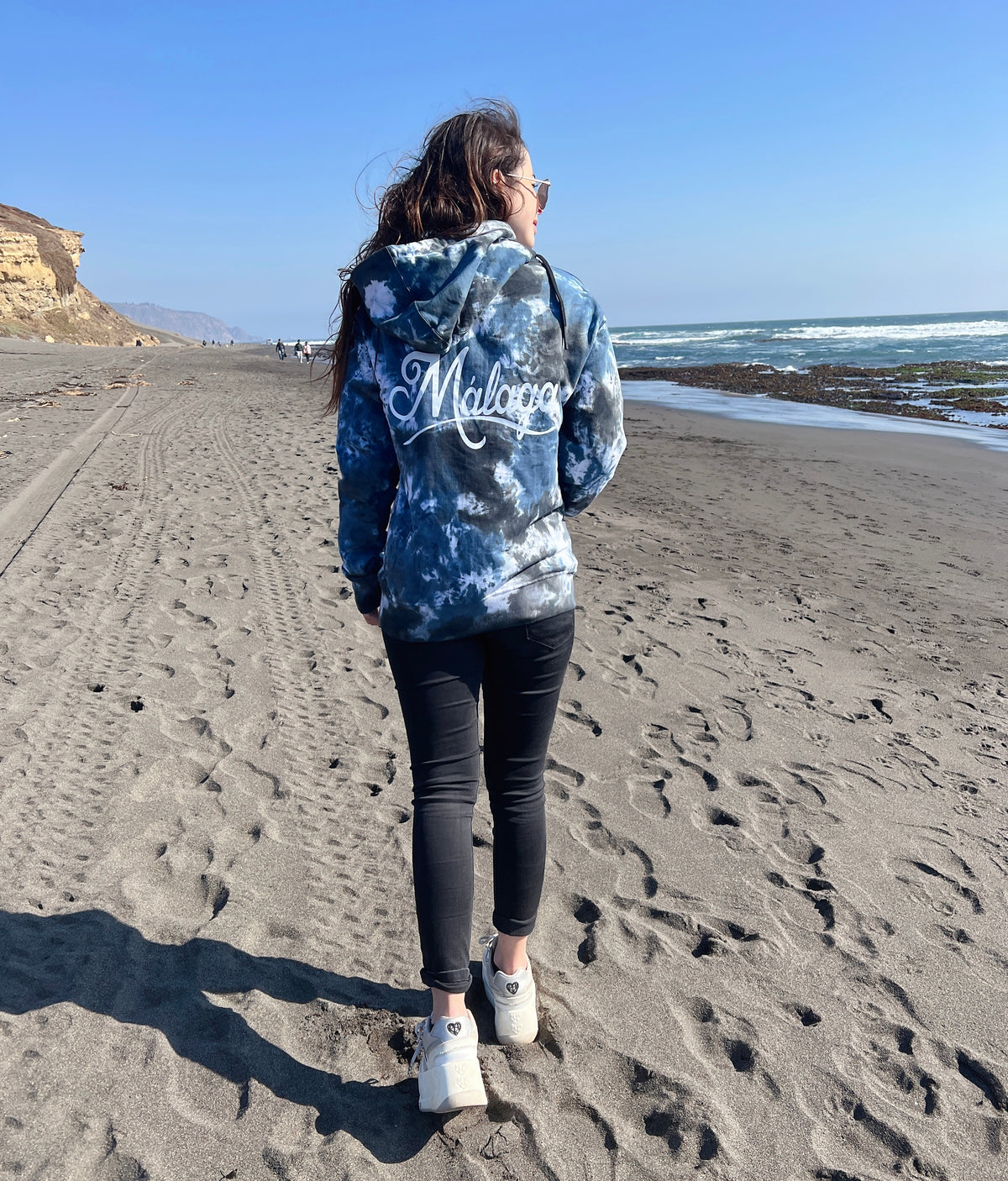 Poleron Cierre Tie Dye  Malaga
