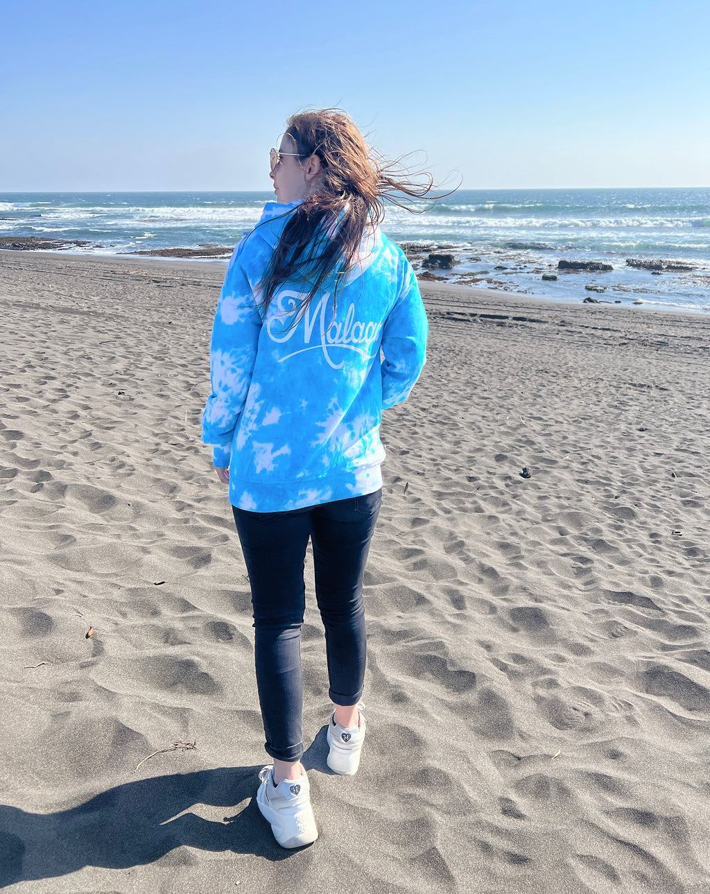 Poleron Cierre Tie Dye  Malaga